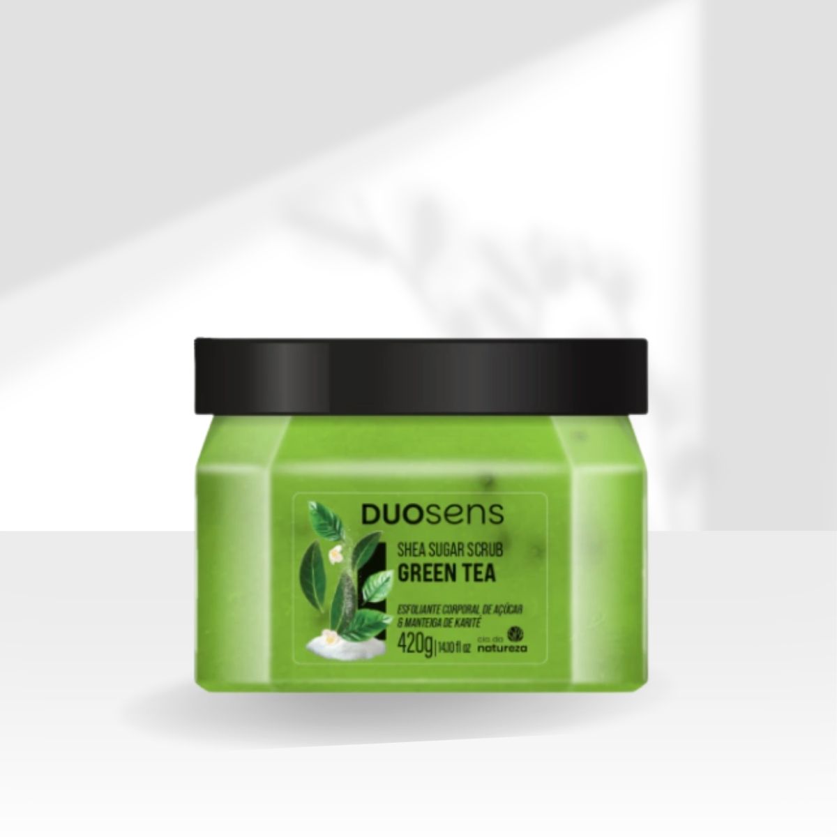 Esfoliante Cia da Natureza Duosens Green Tea 420 g