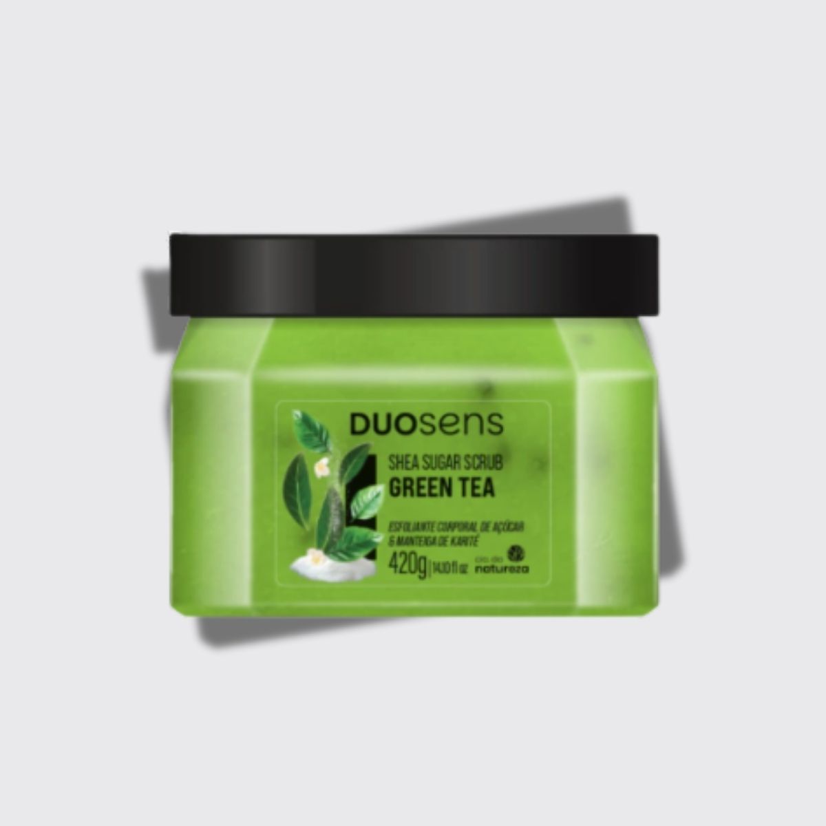 Esfoliante Cia da Natureza Duosens Green Tea 420 g