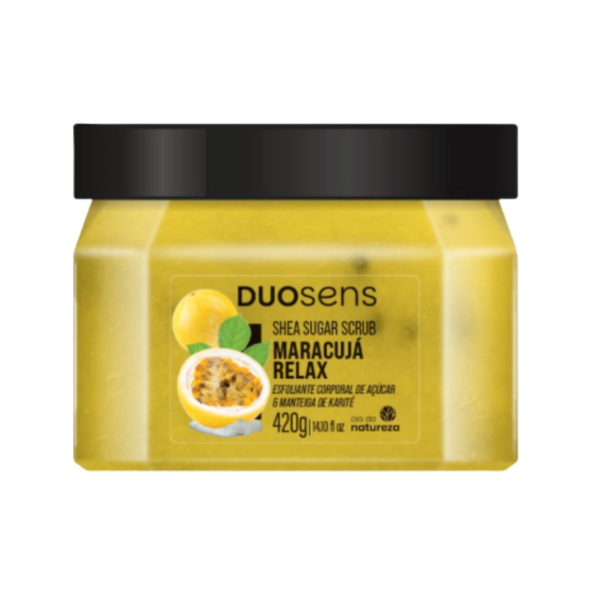 Esfoliante Cia da Natureza Duosens Maracuja Relax 420 g