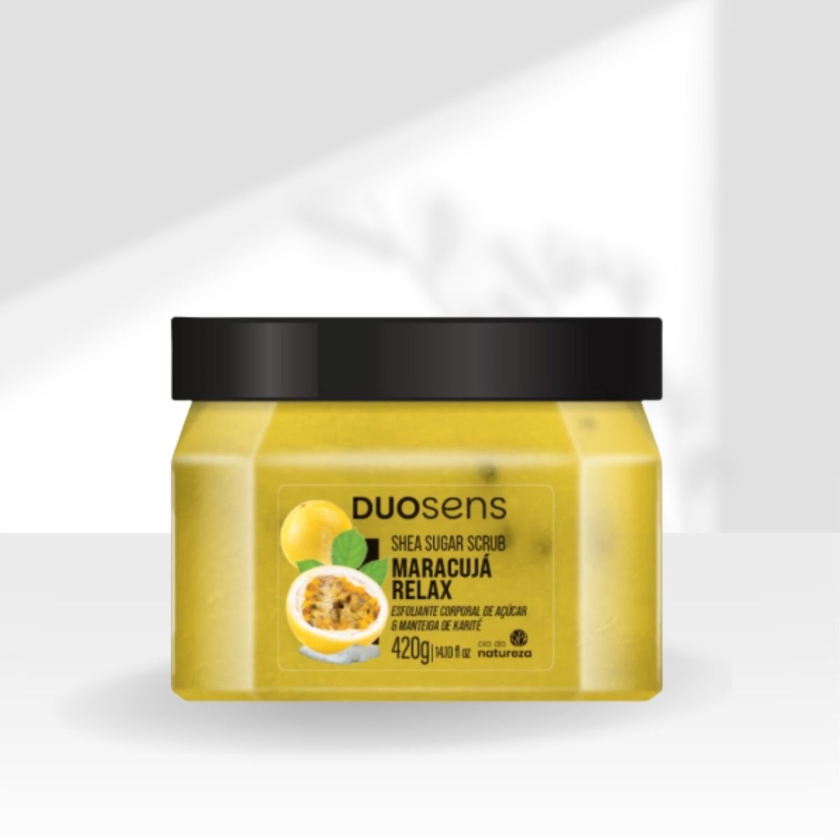 Esfoliante Cia da Natureza Duosens Maracuja Relax 420 g