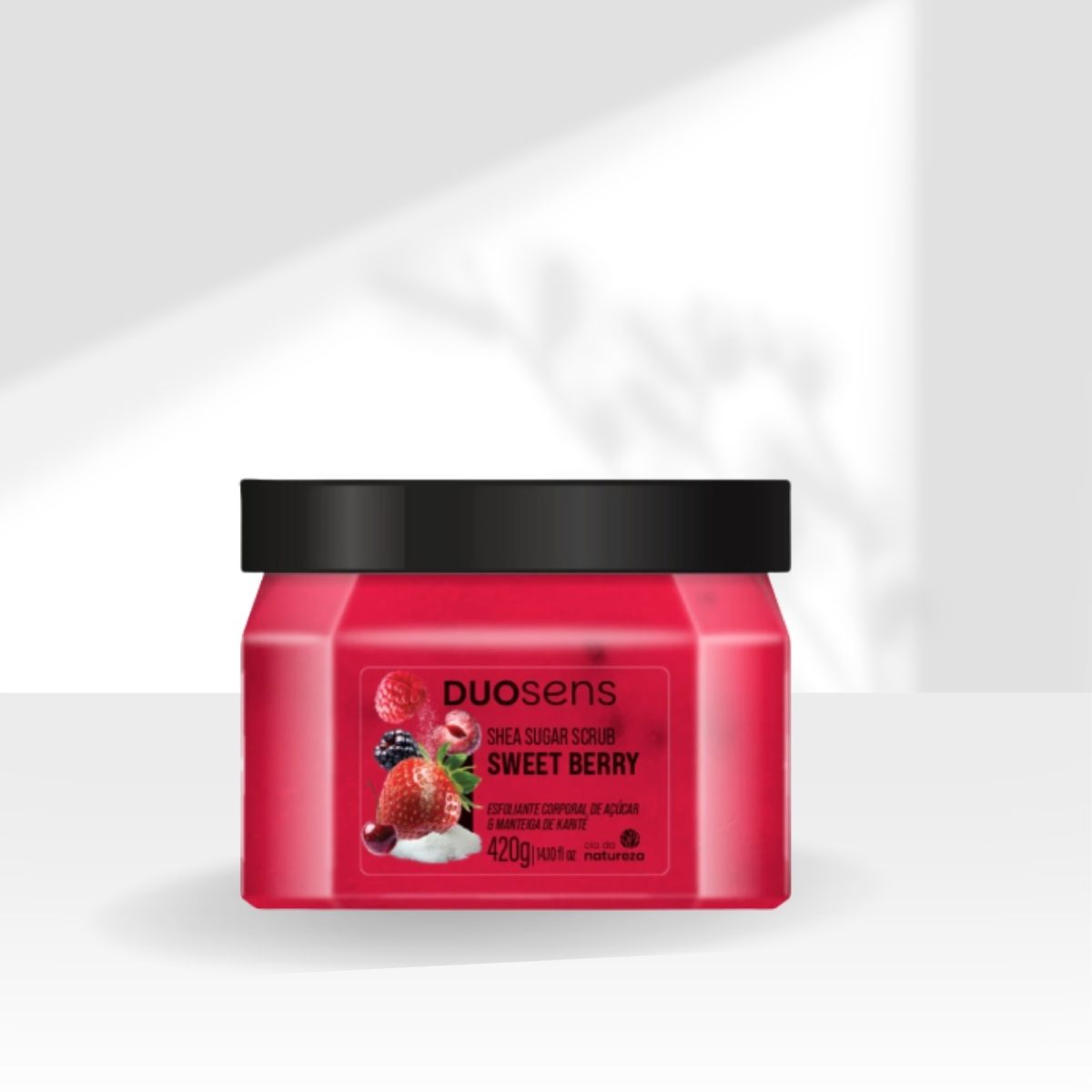 Esfoliante Cia da Natureza Duosens Sweet Berry 420 g