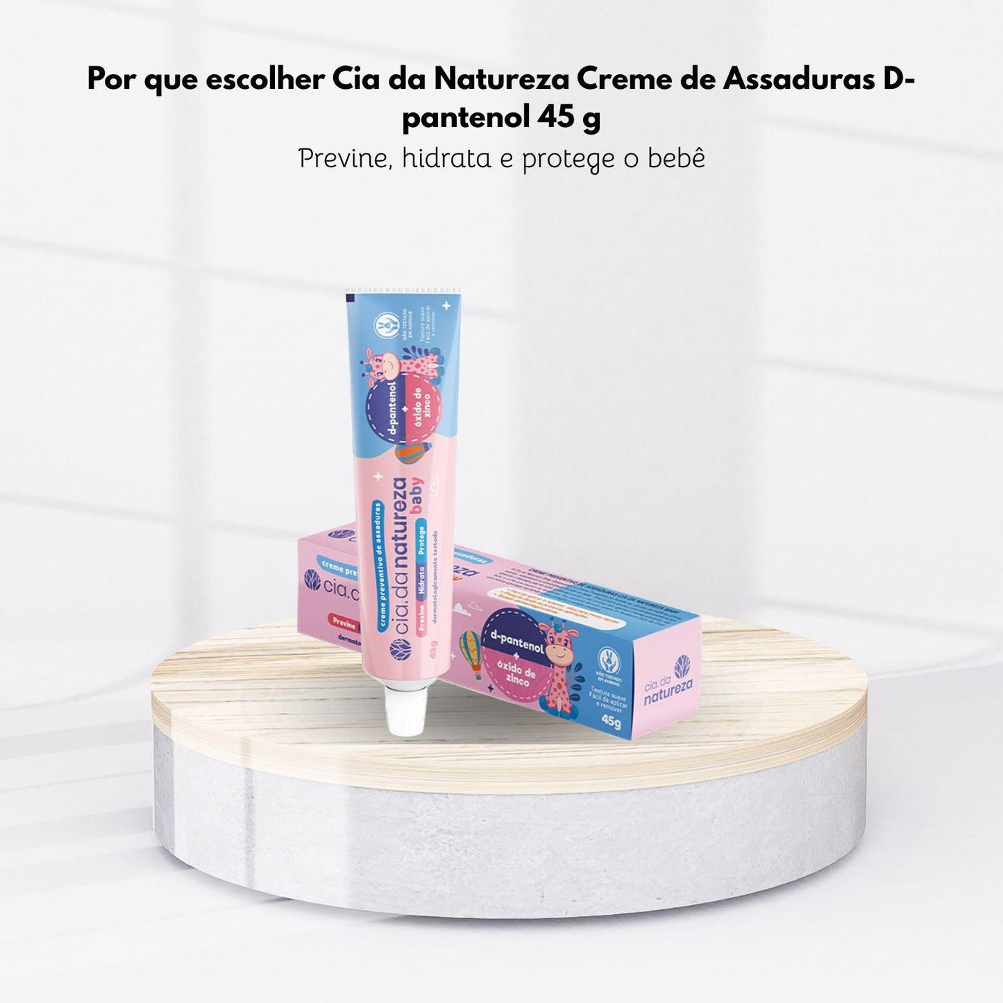 Cia da Natureza Creme de Assaduras D-pantenol 45 g