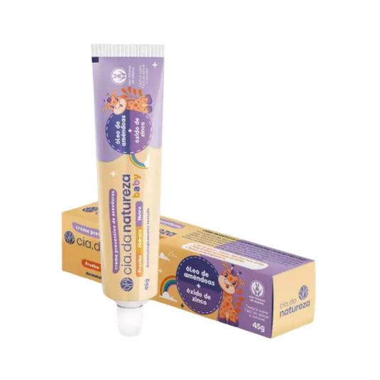 Cia da Natureza Creme de Assaduras Oleo de Amêndoas 45 g