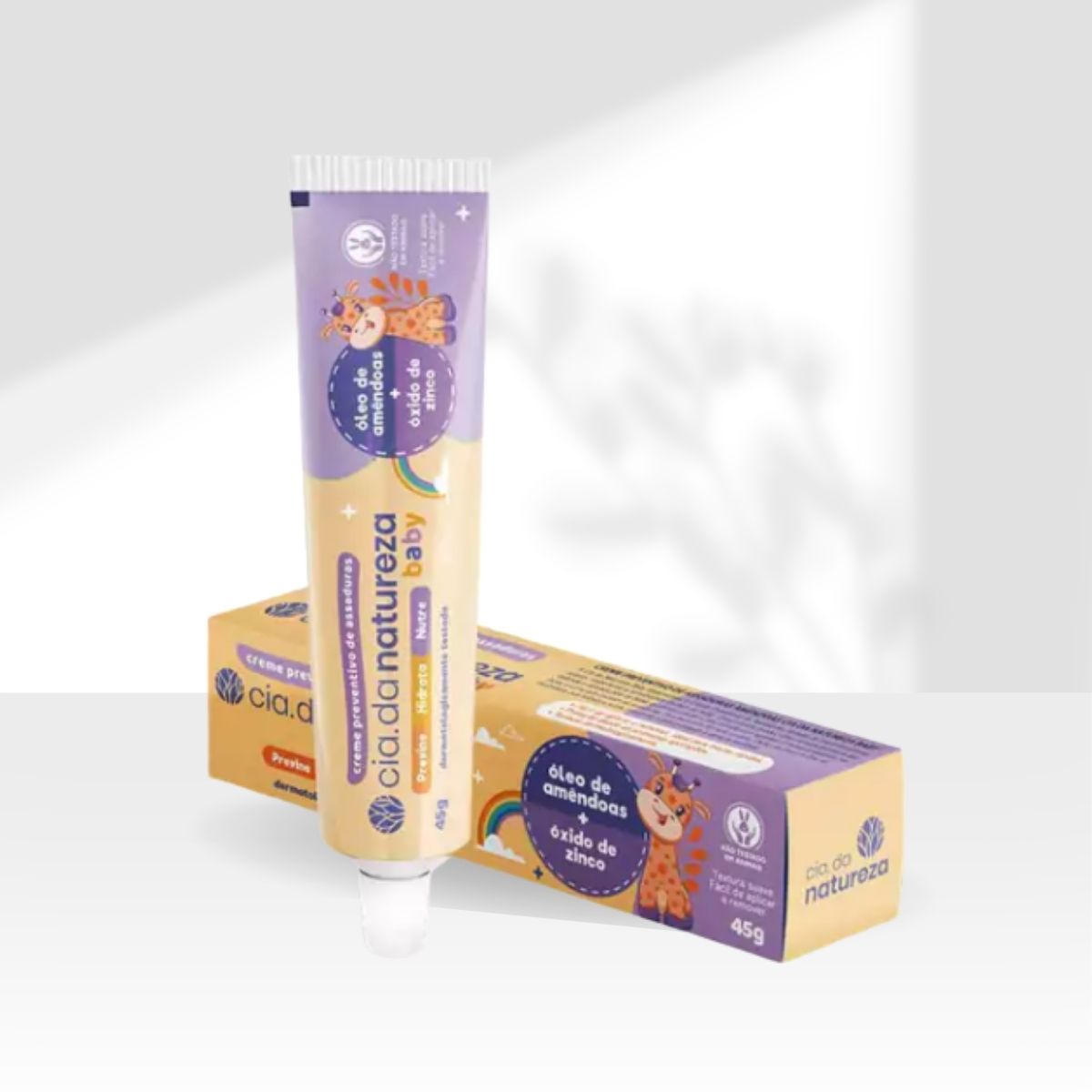 Cia da Natureza Creme de Assaduras Oleo de Amêndoas 45 g