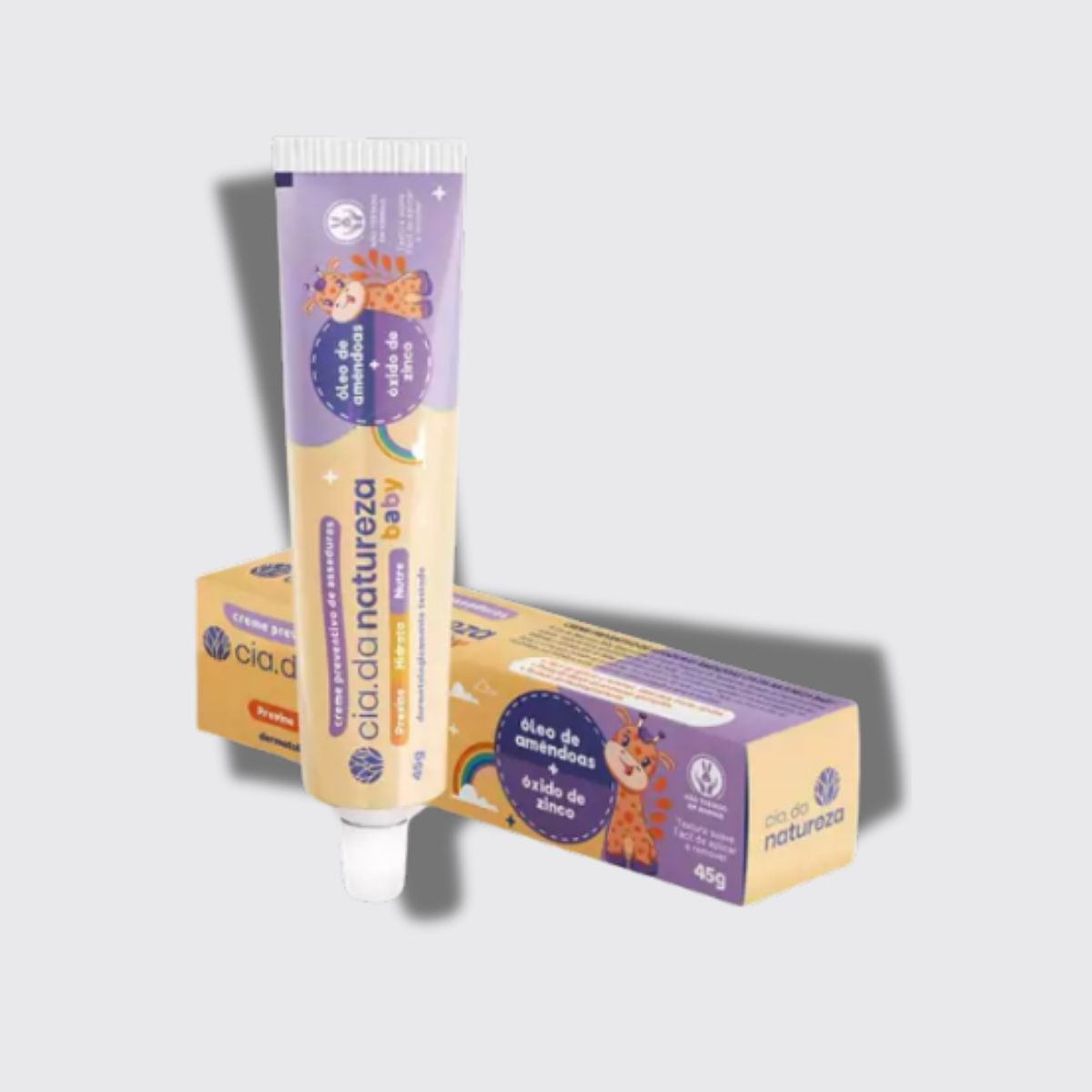 Cia da Natureza Creme de Assaduras Oleo de Amêndoas 45 g