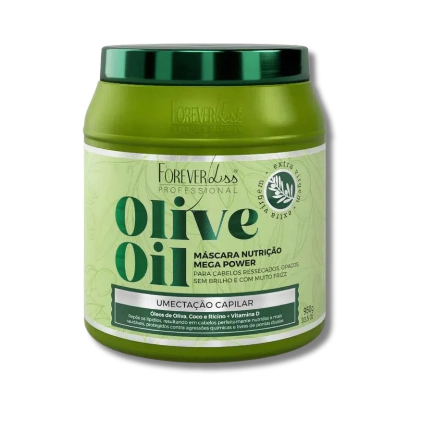 Máscara Forever Liss Olive Oil De Umectação Capilar 950 g