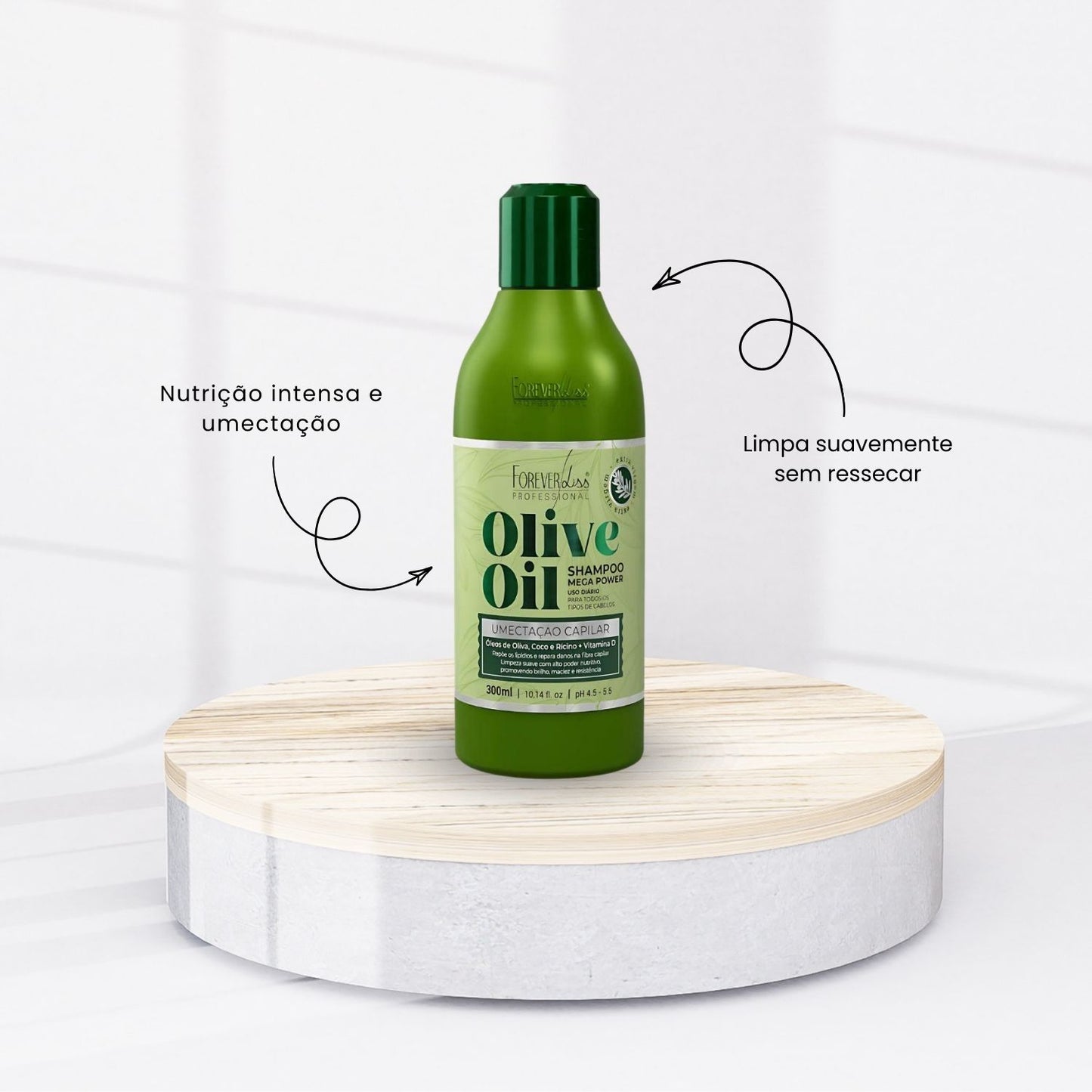 Shampoo Forever Liss Olive Oil 300 ml