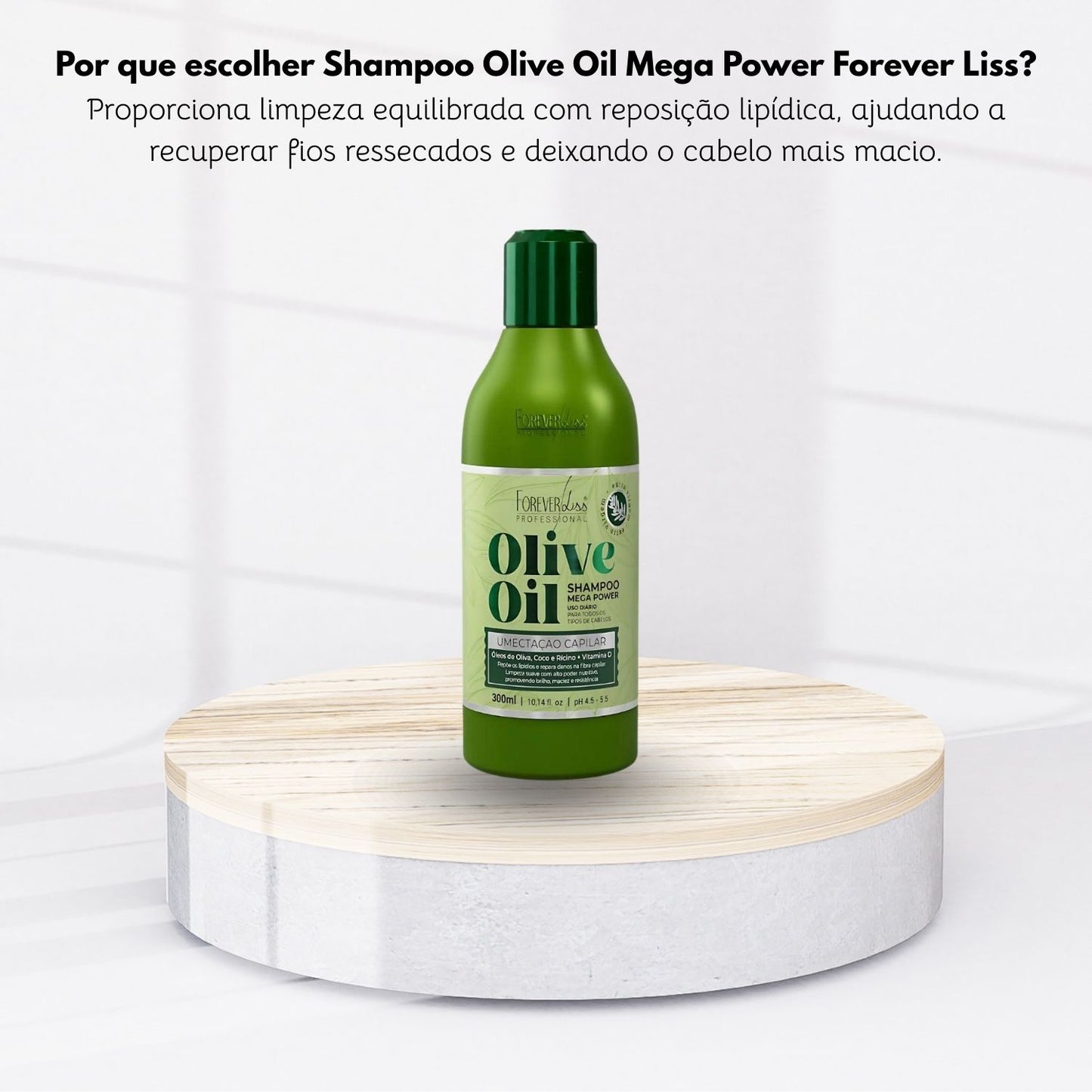 Shampoo Forever Liss Olive Oil 300 ml