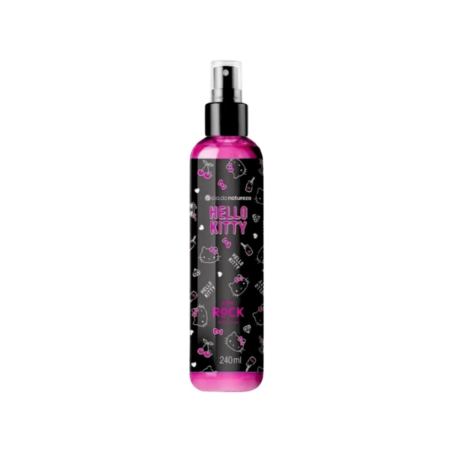 Body Splash Cia da Natureza Hello Kitty Pink Rock 240 ml