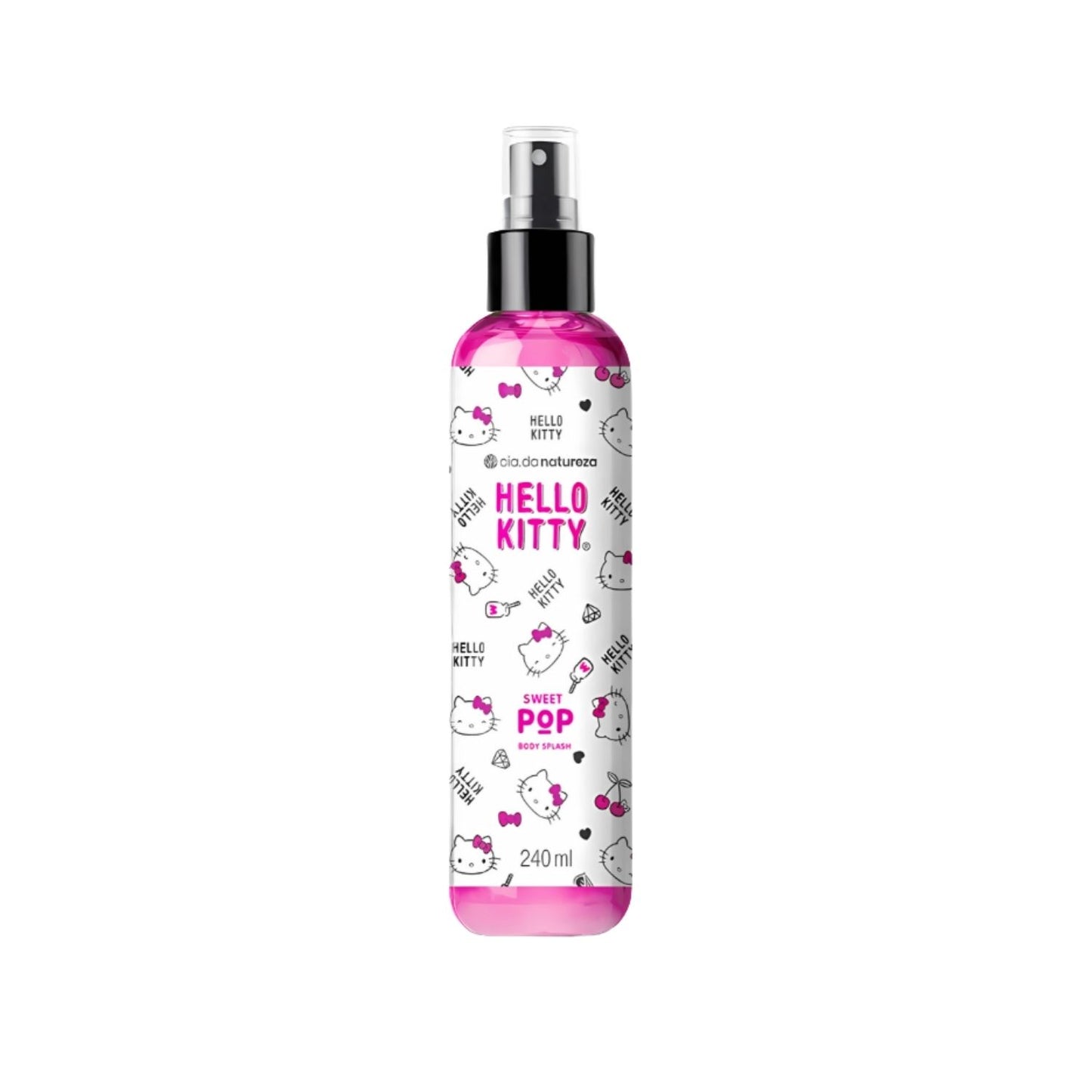 Body Splash Cia da Natureza Hello Kitty Sweet Pop 240 ml