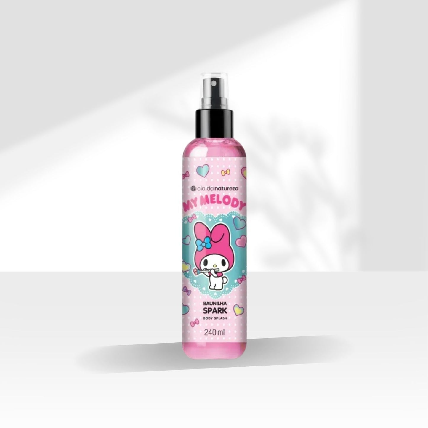 Body Splash Cia da Natureza My Melody Baunilha Spark 240 ml
