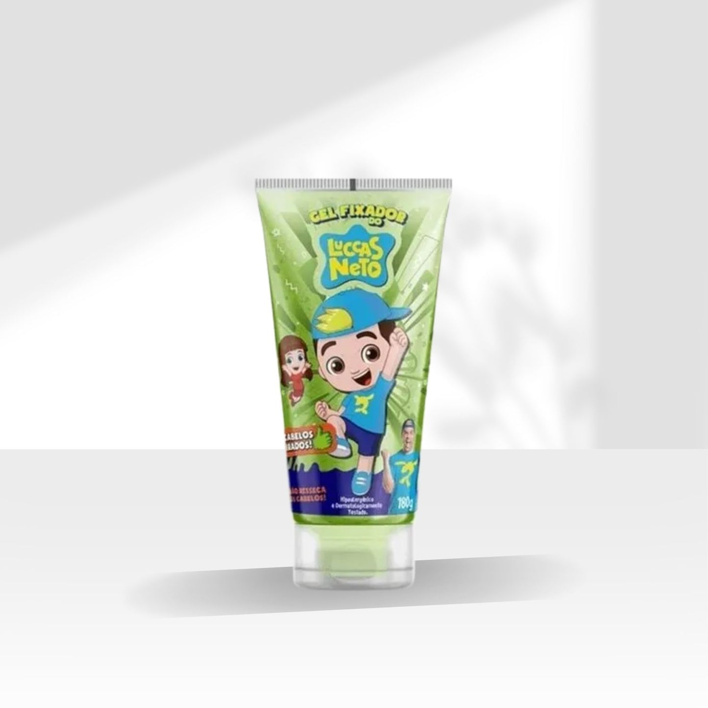 Gel Fixador Cia da Natureza Luccas Neto para Cabelos 180 g