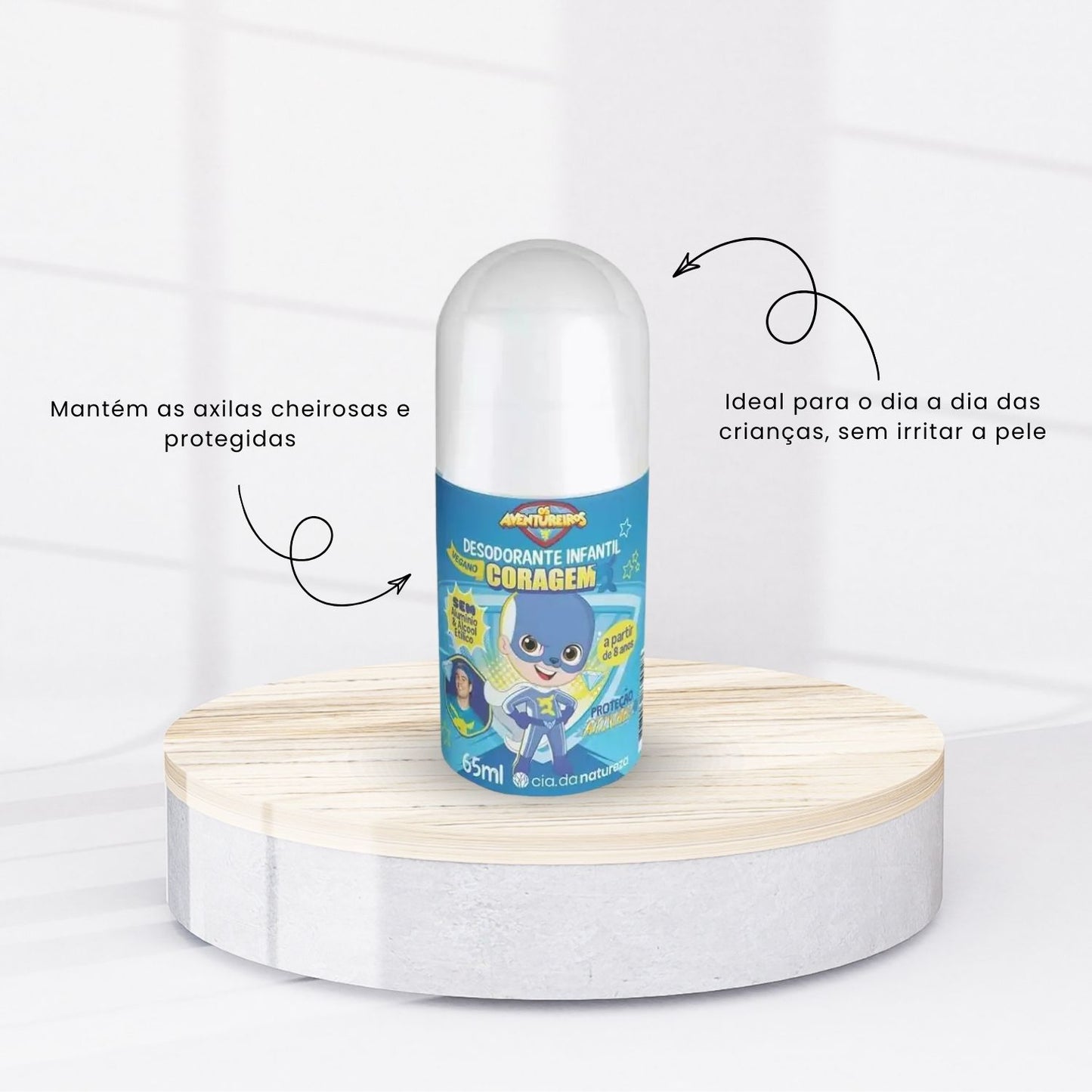 Cia da Natureza Luccas Neto Deo Roll On Coragem 65 ml