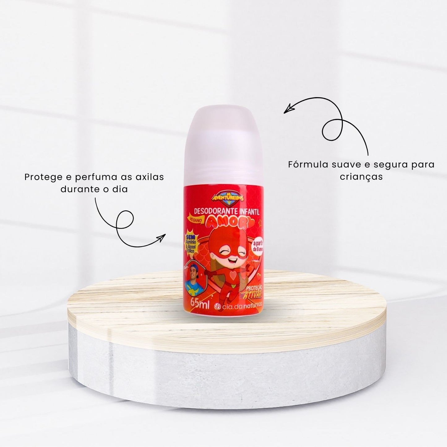 Cia da Natureza Luccas Neto Deo Roll On Amor 65 ml