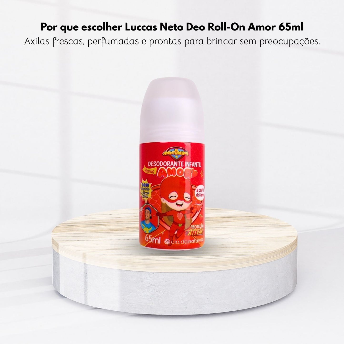 Cia da Natureza Luccas Neto Deo Roll On Amor 65 ml