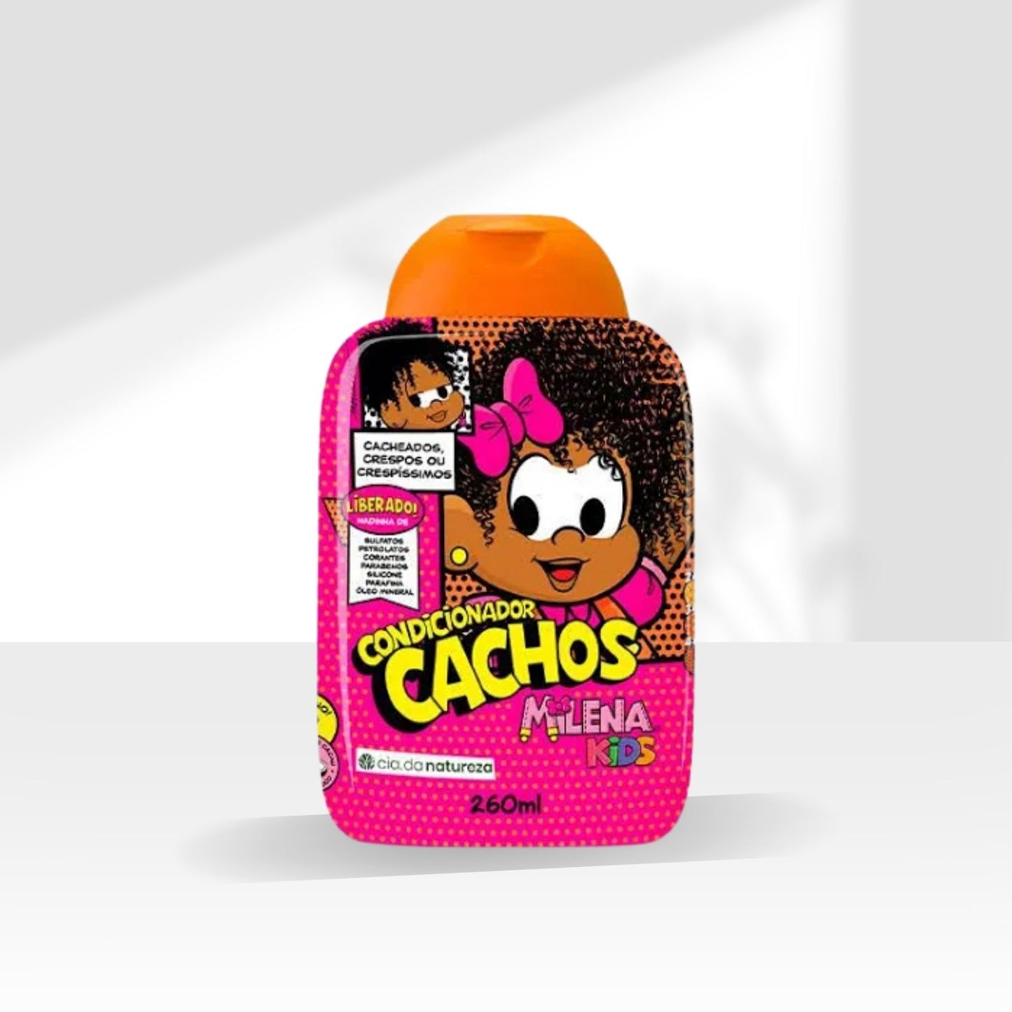 Condicionador Cia da Natureza Milena Kids Cachos Cabelo Cacheado 260 ml