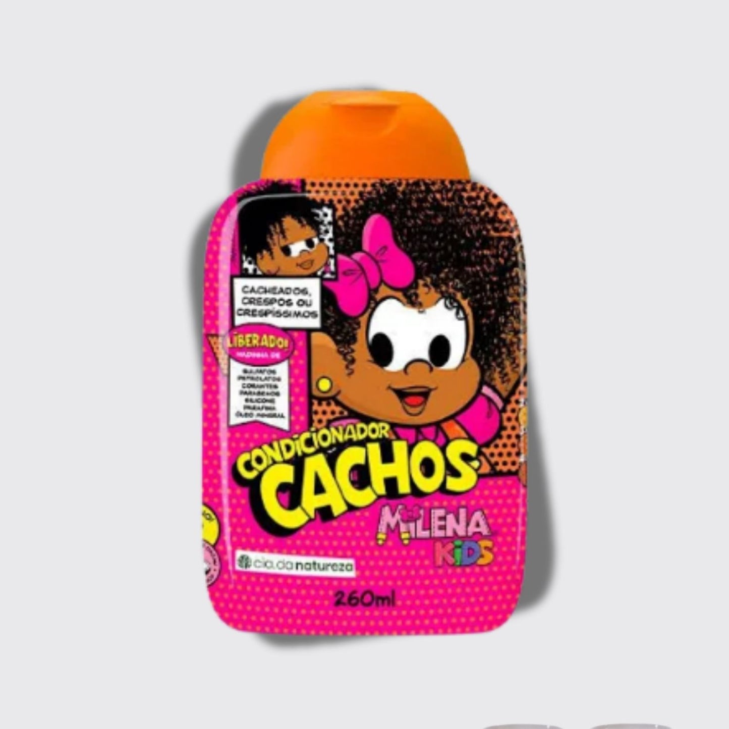 Condicionador Cia da Natureza Milena Kids Cachos Cabelo Cacheado 260 ml