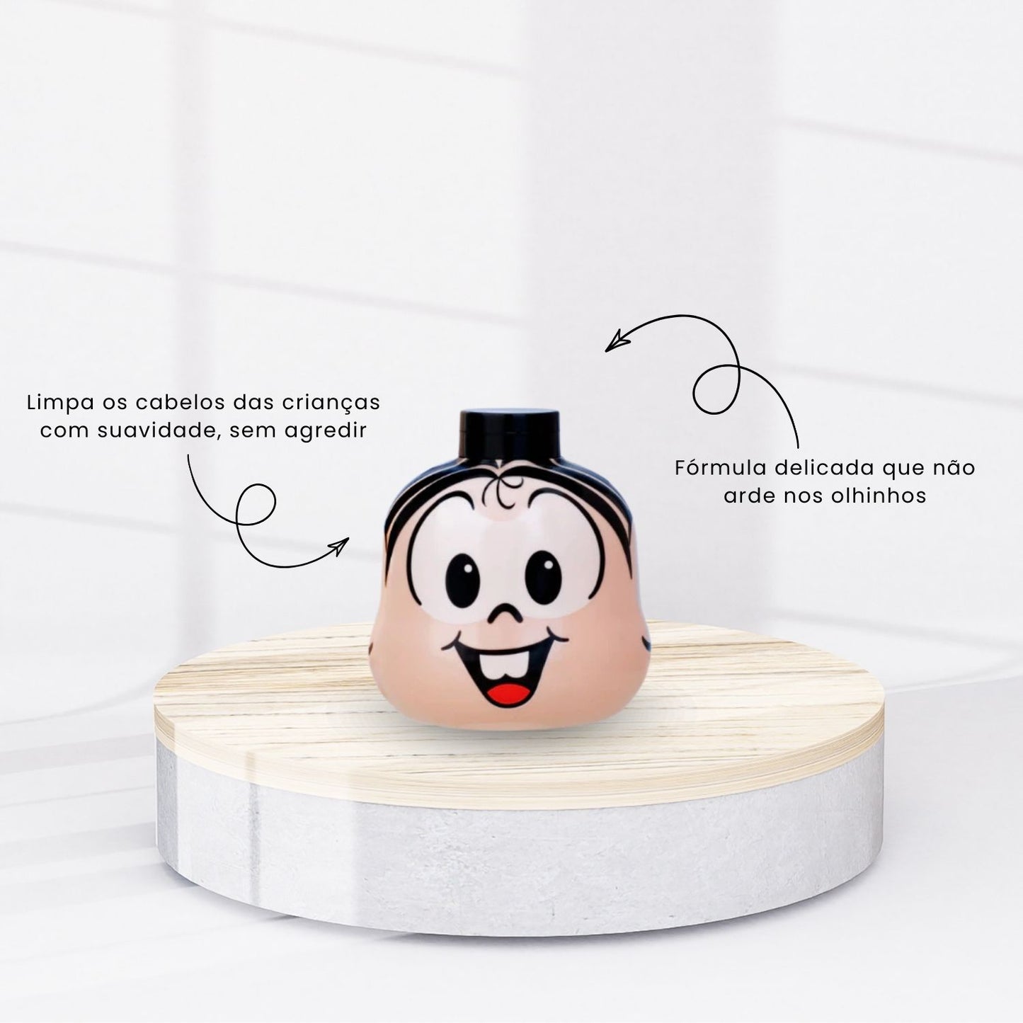 Kit Cia da Natureza Monica Boneco Colecionável Shampoo e Condicionador