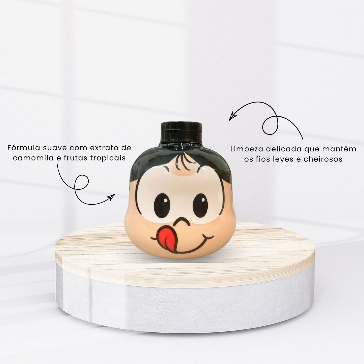 Kit Cia da Natureza Magali Boneco Colecionável Shampoo Condicionador