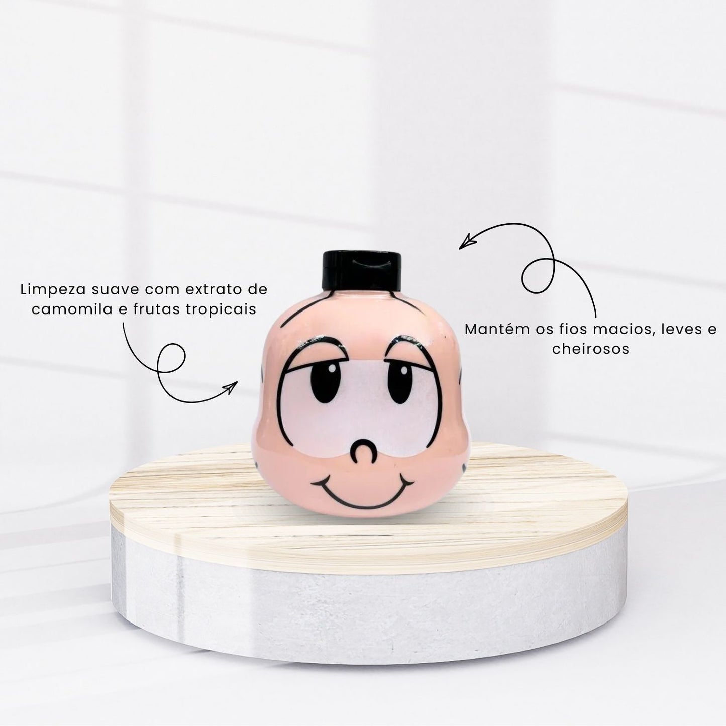 Kit Cia da Natureza Cebolinha Boneco Colecionável Shampoo Condicionador