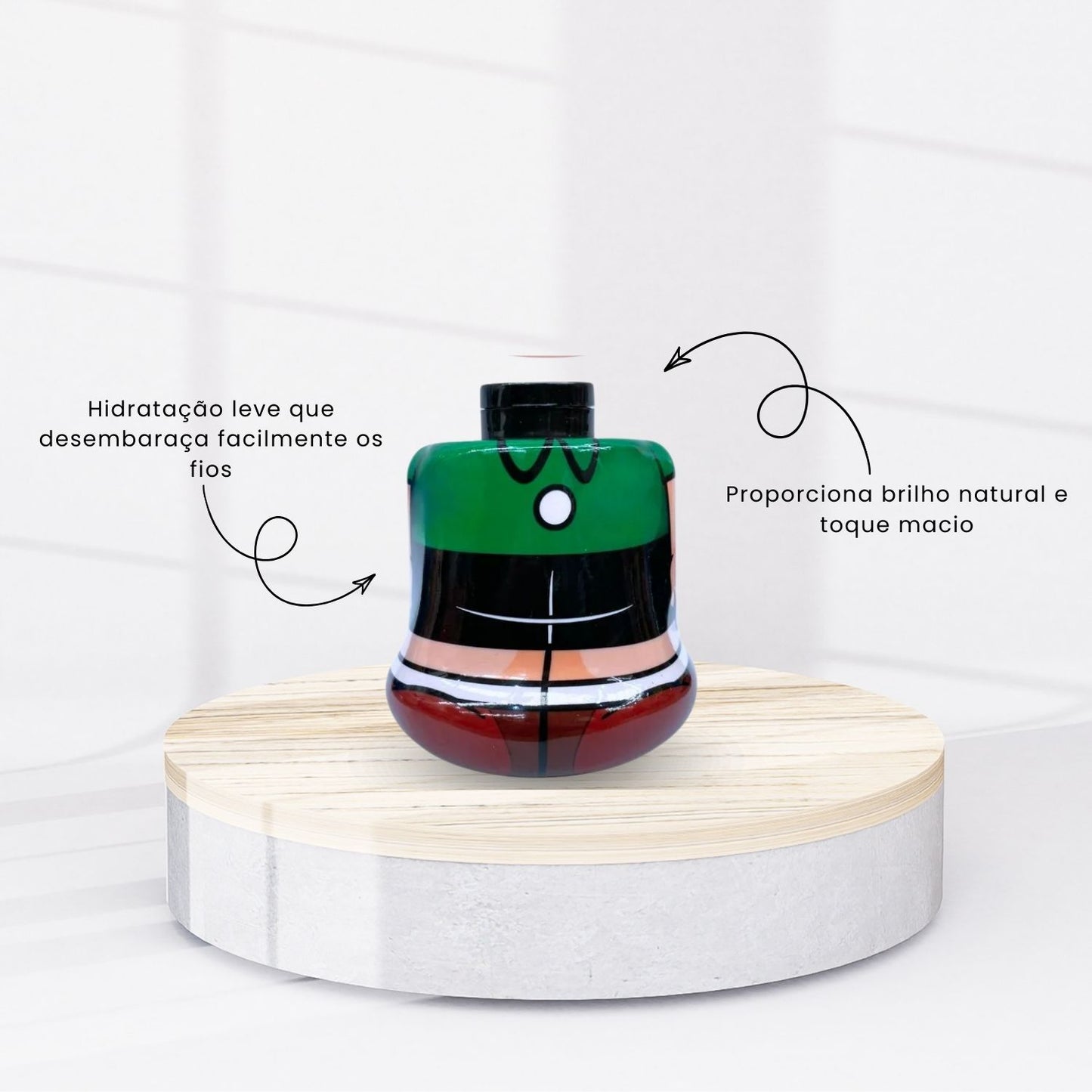 Kit Cia da Natureza Cebolinha Boneco Colecionável Shampoo Condicionador