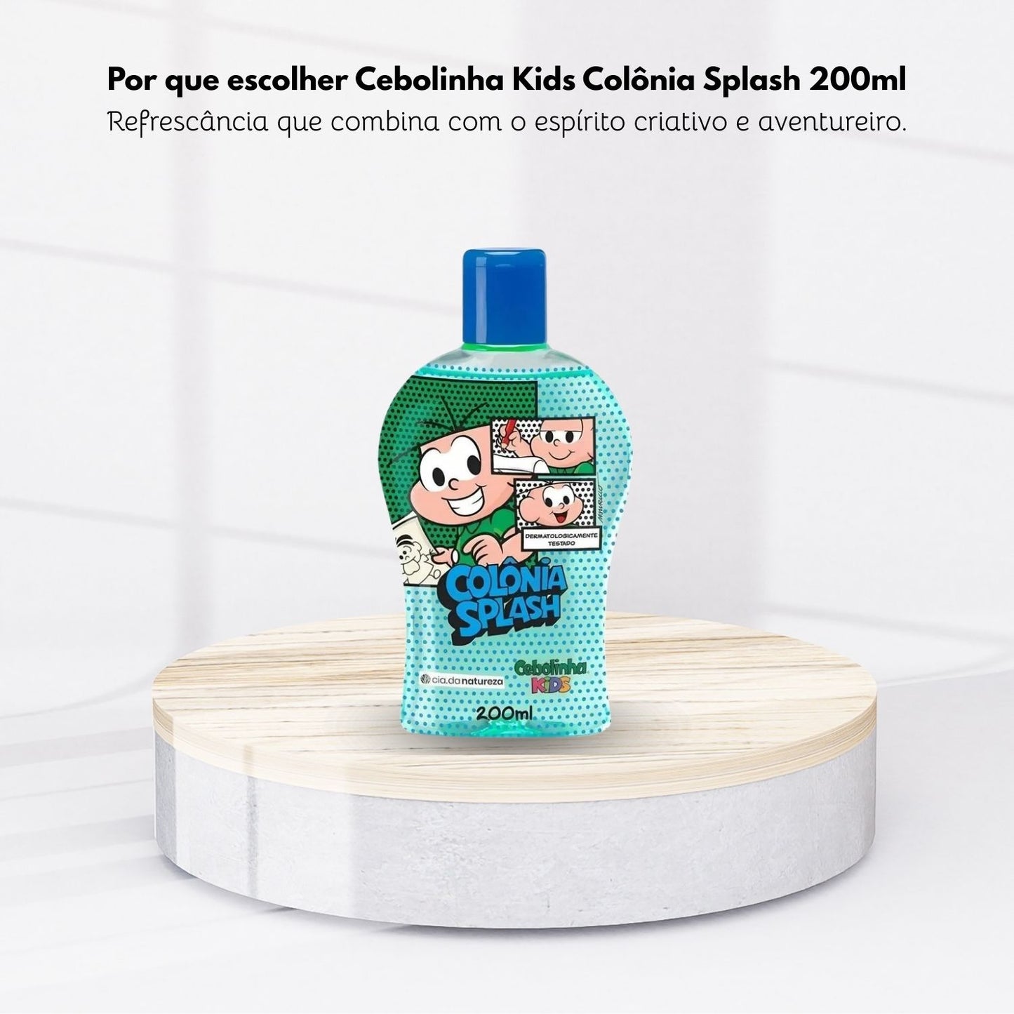 Cia da Natureza Cebolinha Kids Colonia Splash 200 ml