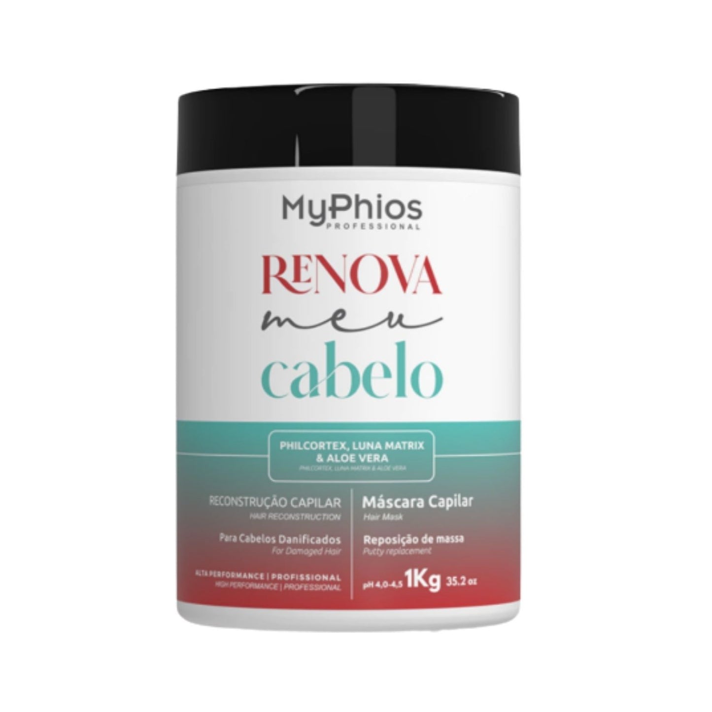 Máscara MyPhios Renova Meu Cabelo 1 Kg
