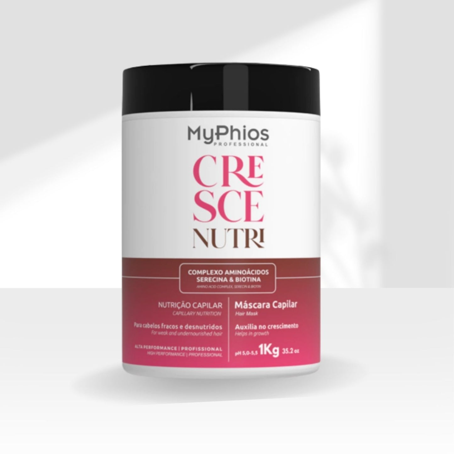 Máscara MyPhios Cresce Nutri Fortalecimento e Máscara de Nutrição Capilar 1 Kg