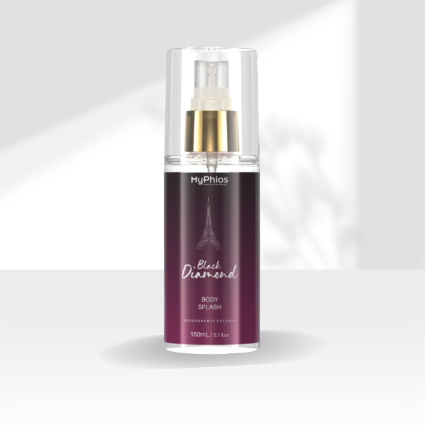 Body Splash MyPhios Black Dimond Fragrância Sofisticada 150 ml