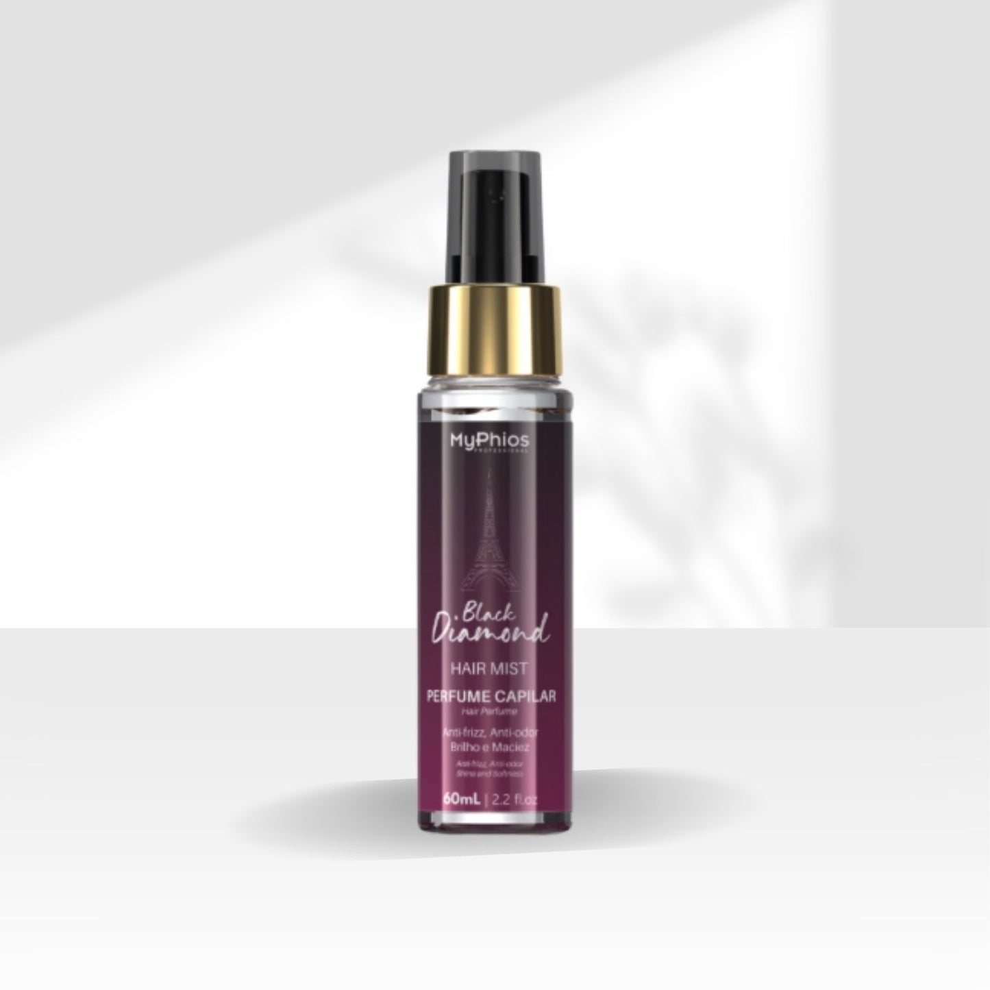 Perfume de Cabelo MyPhios Black Diamond Fios Perfumados 60 ml