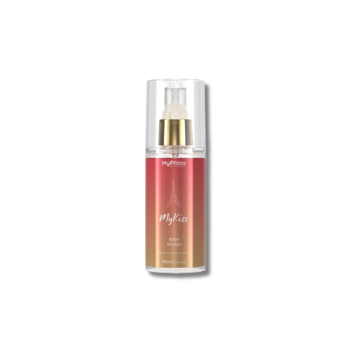 Body Splash MyPhios MY KISS Fragrância Leve e Delicada 150 ml