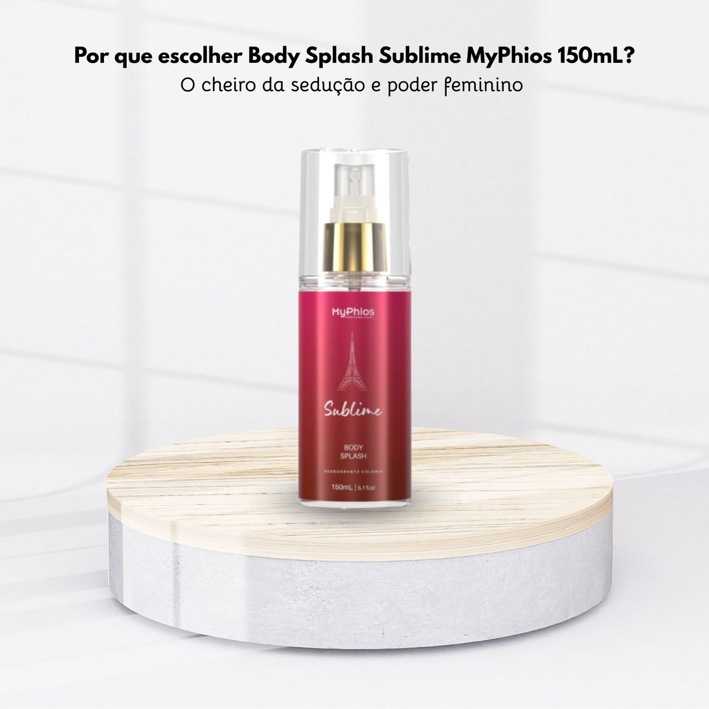 Body Splash MyPhios Sublime Fragrância Leve e Refrescante 150 ml