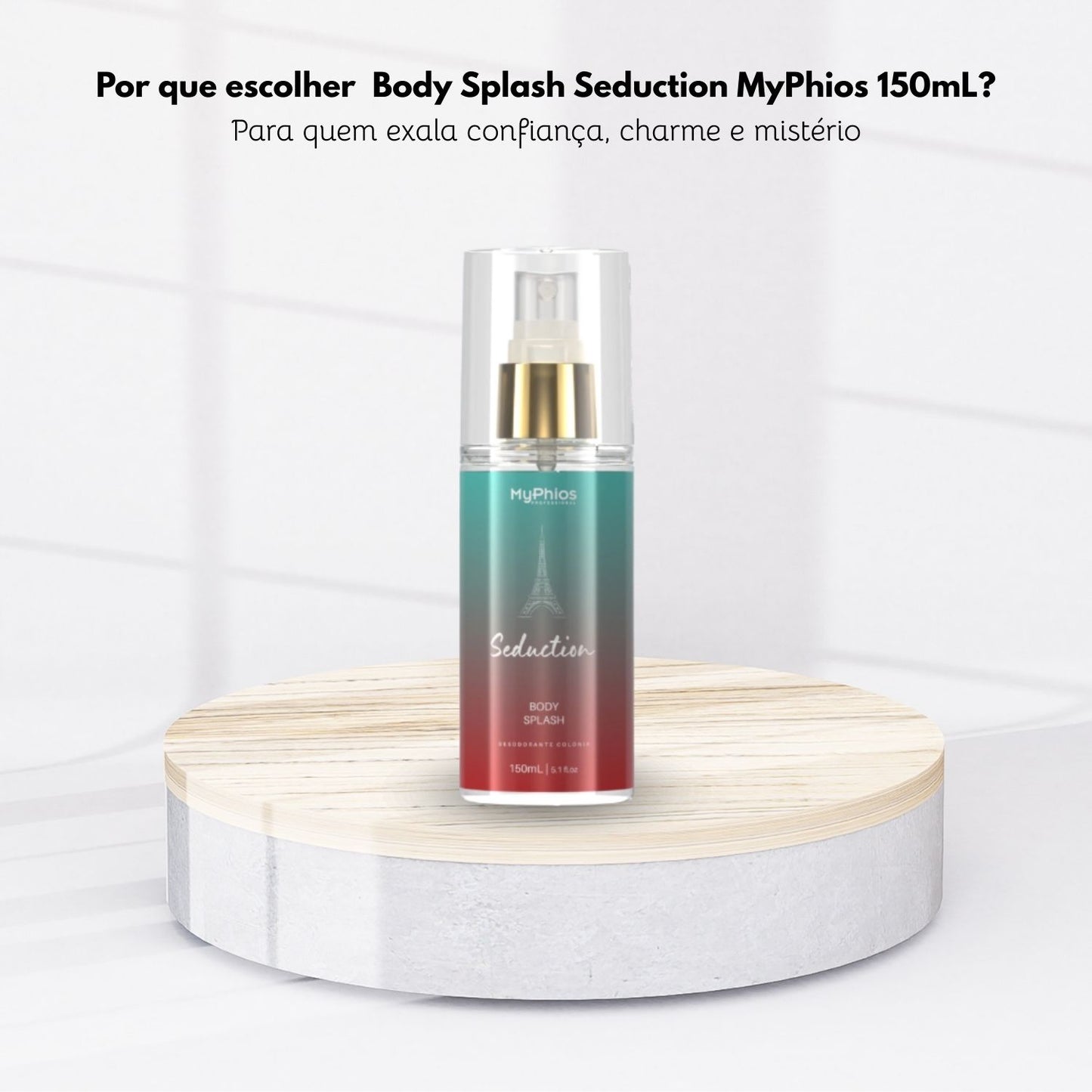 Body Splash MyPhios Seduction Fragrância Corporal Refrescante 150 ml