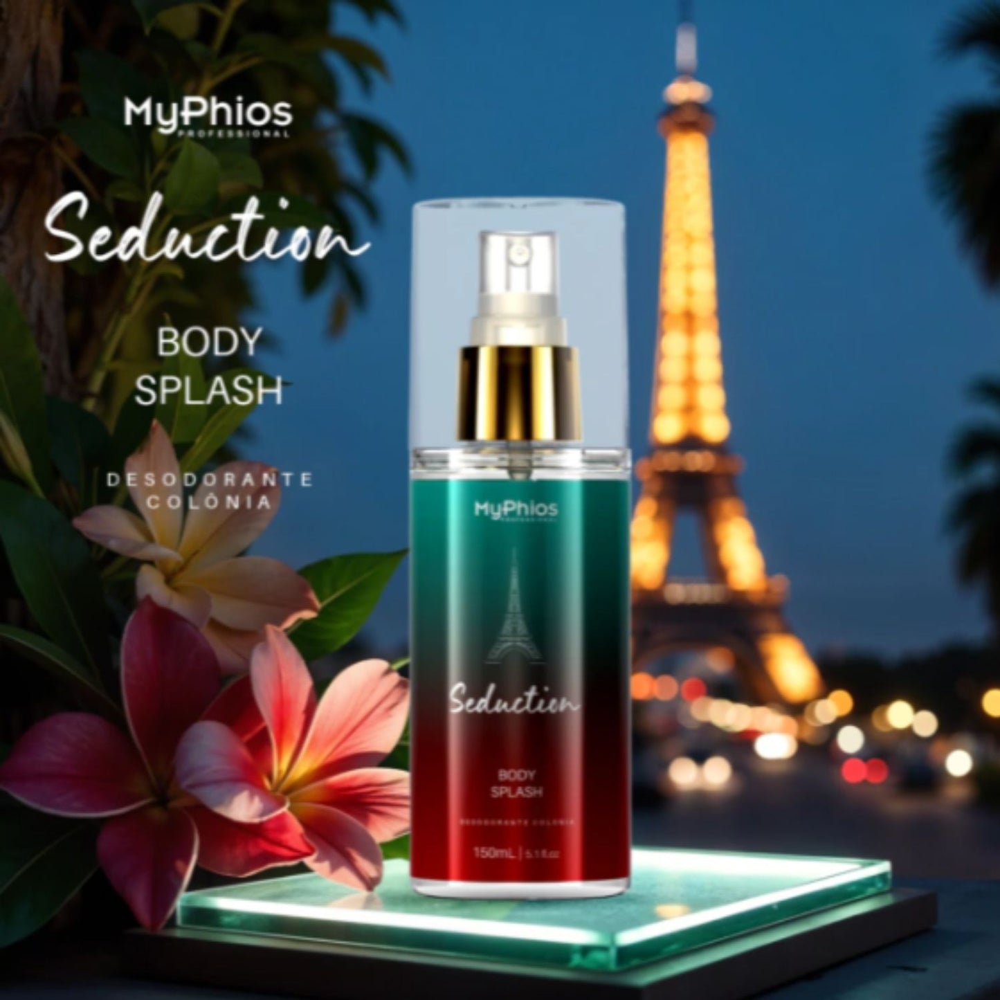 Body Splash MyPhios Seduction Fragrância Corporal Refrescante 150 ml