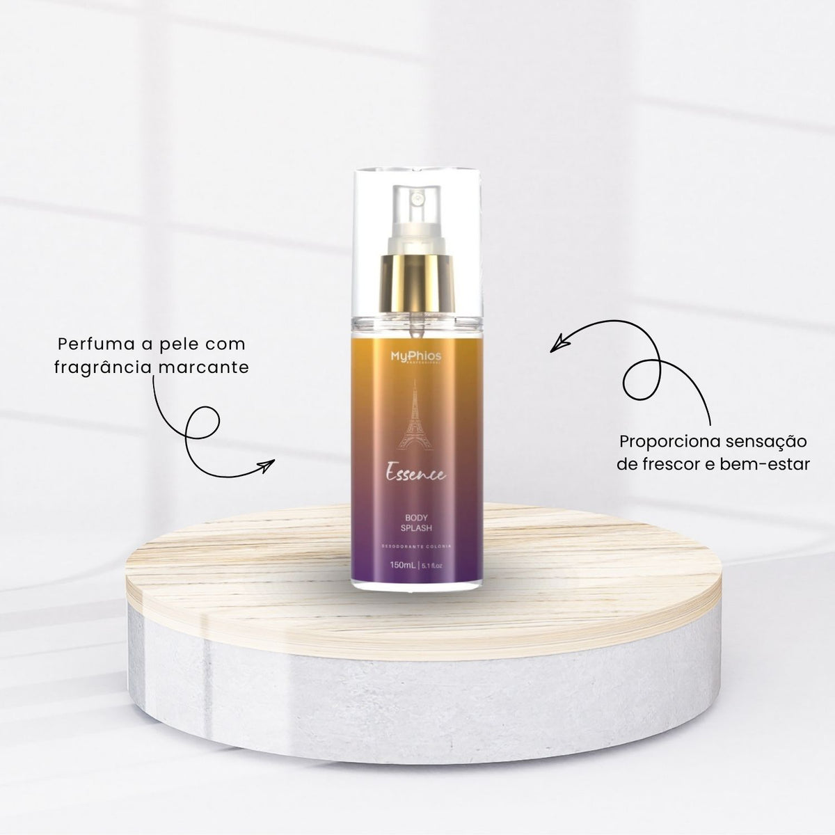 Body Splash MyPhios Essence Fragrância Refrescante 150 ml
