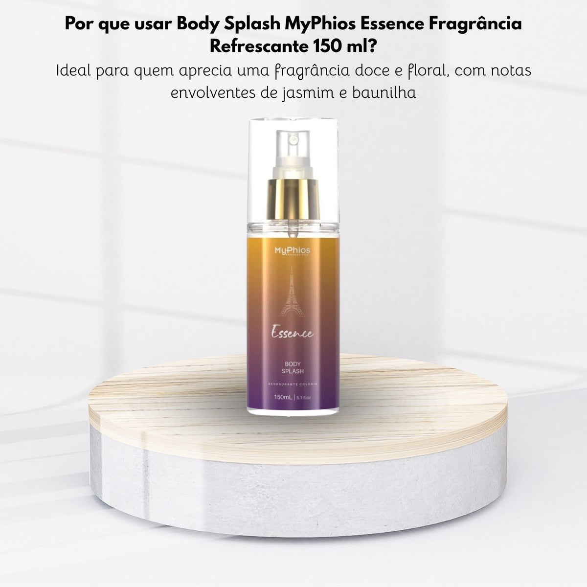 Body Splash MyPhios Essence Fragrância Refrescante 150 ml