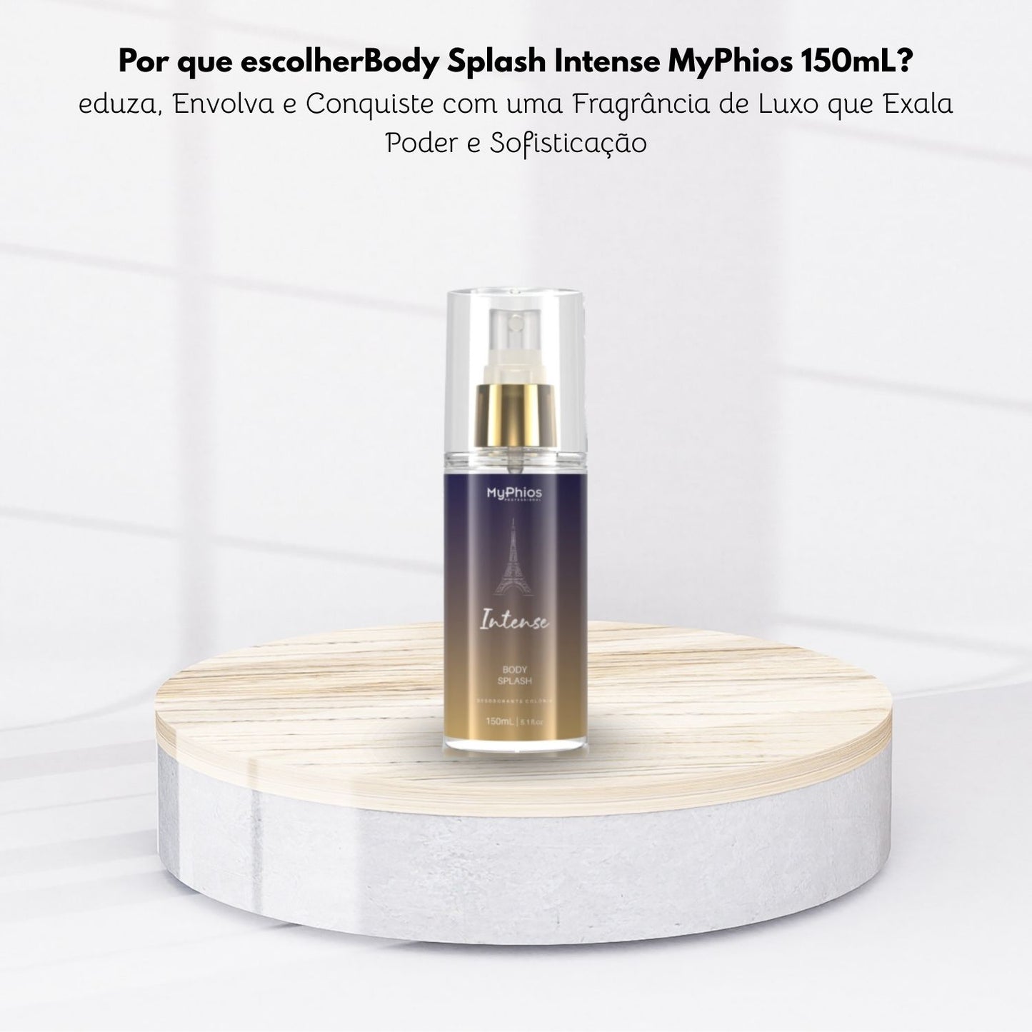 Body Splash MyPhios Intense Fragrância Duradoura 150 ml