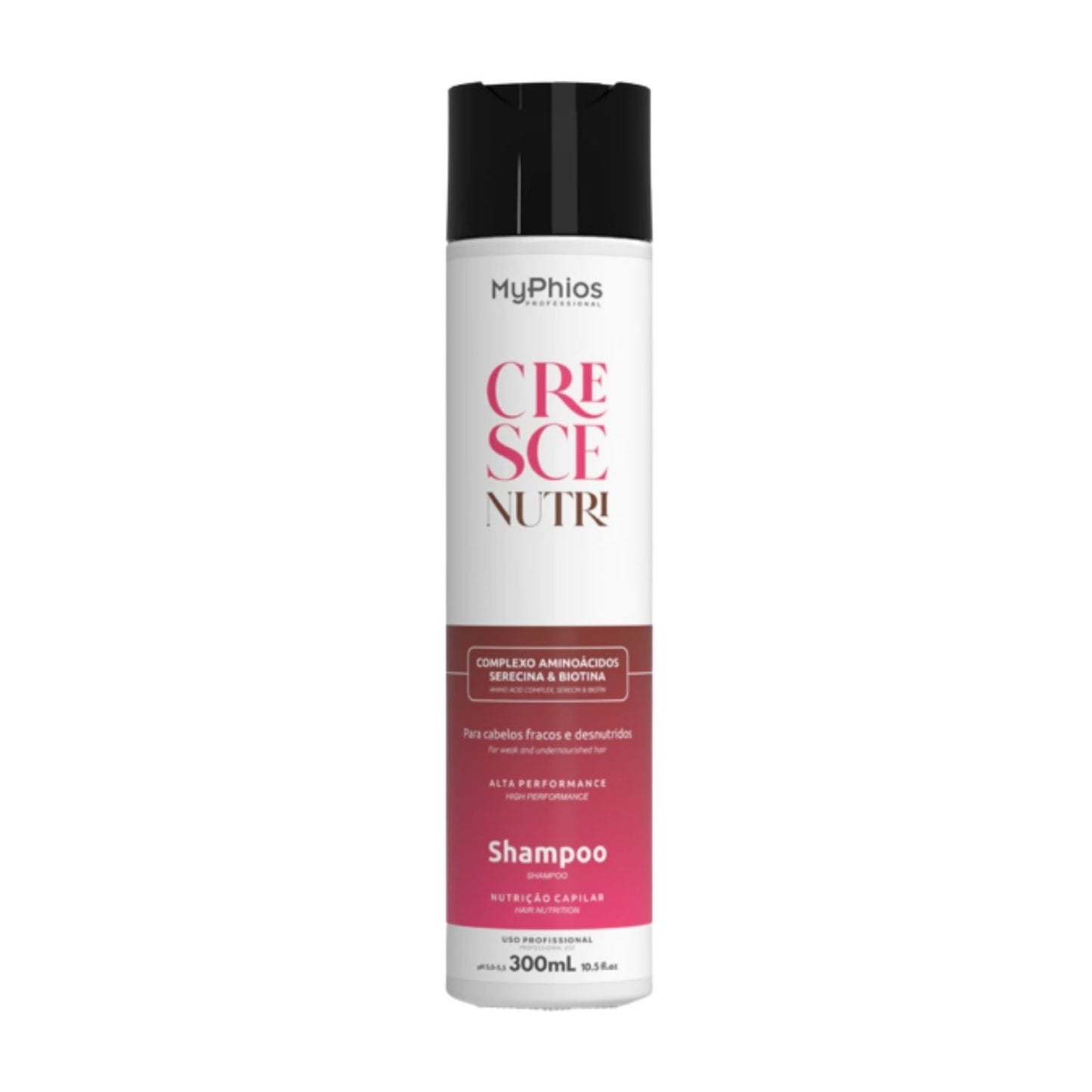 Shampoo MyPhios Cresce Nutri Crescimento e Nutrição Forte Shampoo Hidratante 300 ml