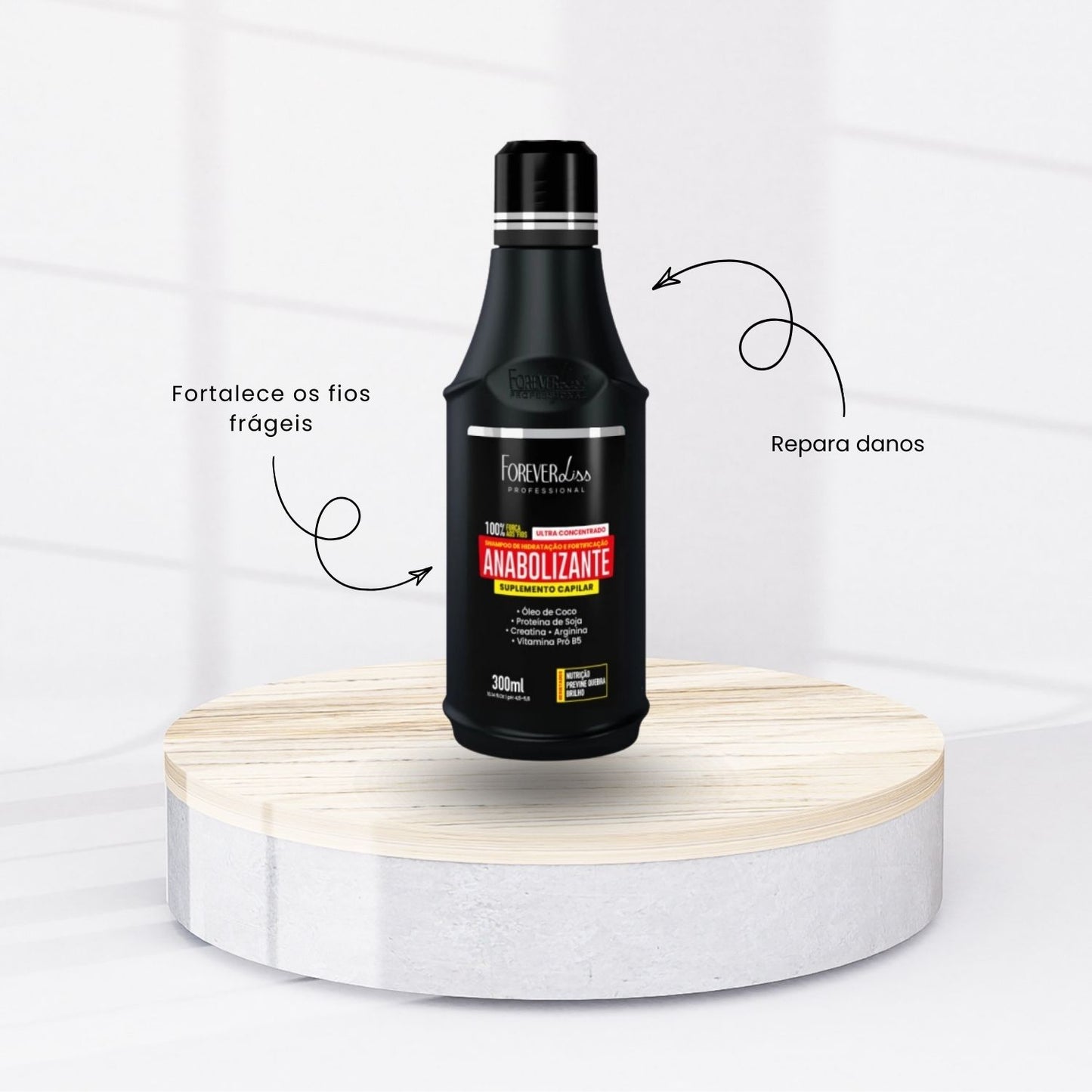 Shampoo Forever Liss Anabolizante 300 ml