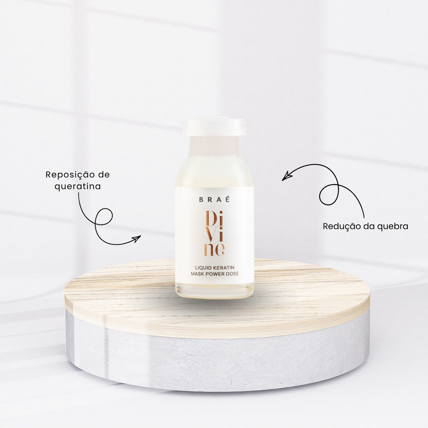 Ampola Braé Divine Power Dose de Tratamento Capilar 13 ml