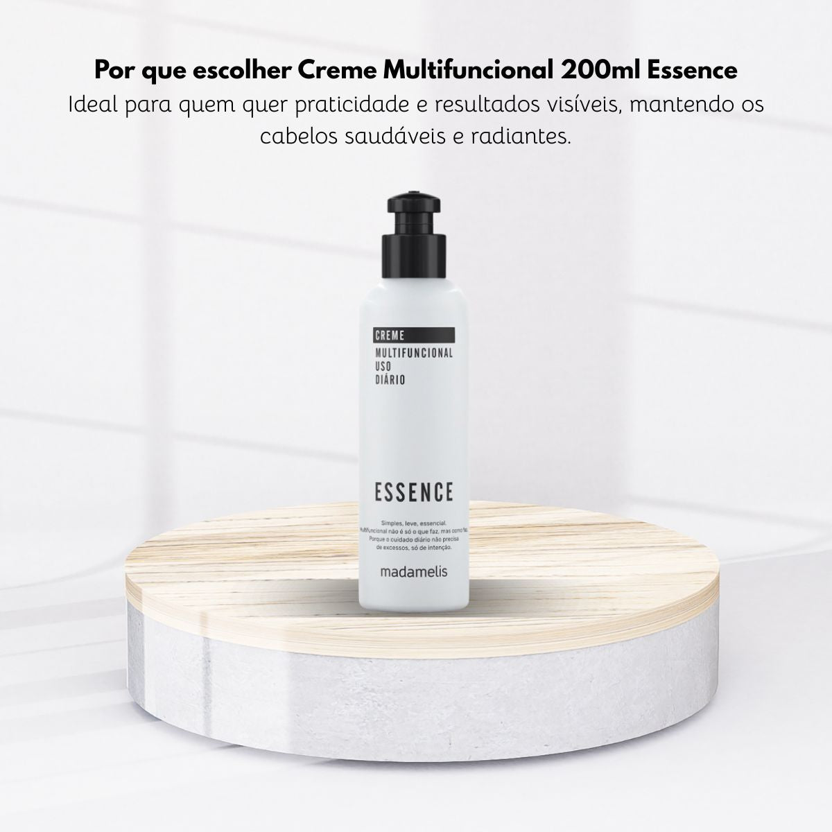 Madamelis Creme Essence Uso Diário Nutrição e Brilho 200 ml
