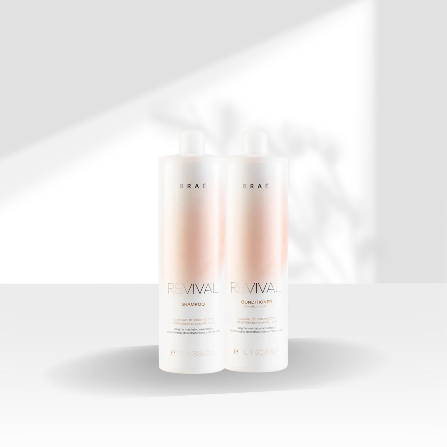Kit Braé Revival Shampoo 1 Litro + Condicionador 1 Litro