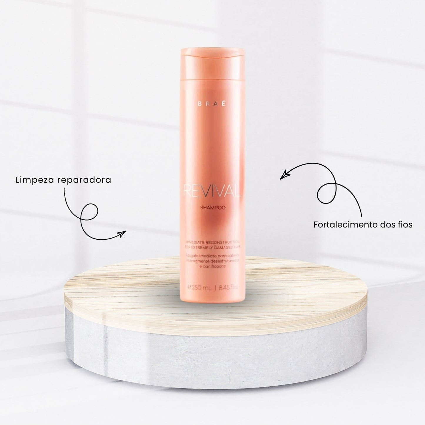 Kit Braé Revival Shampoo 250 ml + Condicionador 250 ml