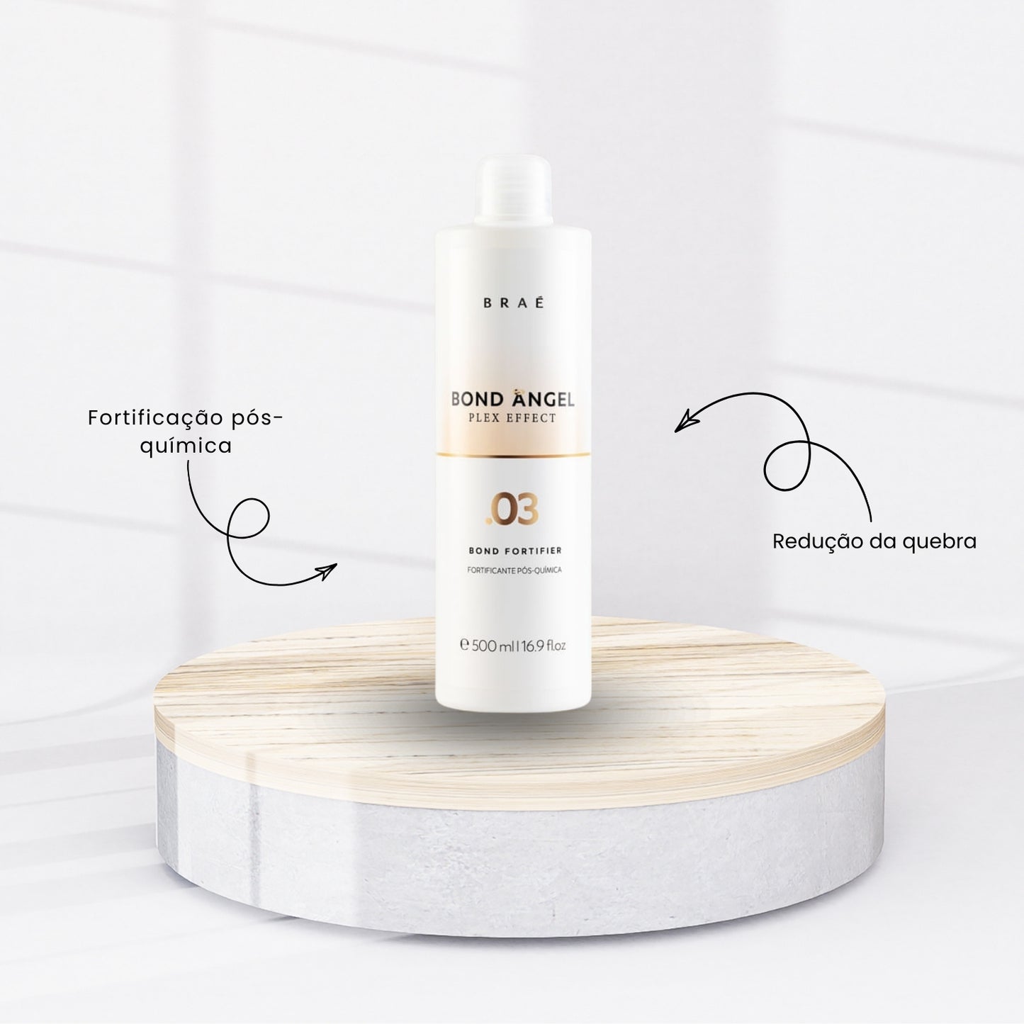 Braé Bond Angel Plex Effect N°3 Bond Fortifier Tratamento Fortificante 500 ml