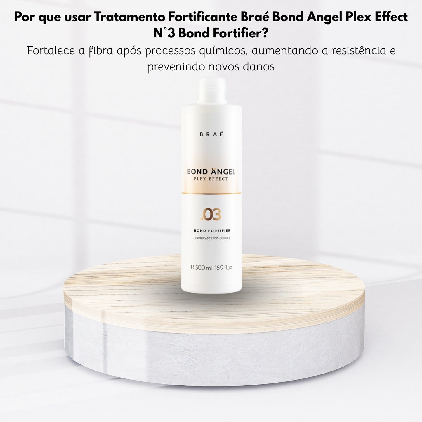 Braé Bond Angel Plex Effect N°3 Bond Fortifier Tratamento Fortificante 500 ml