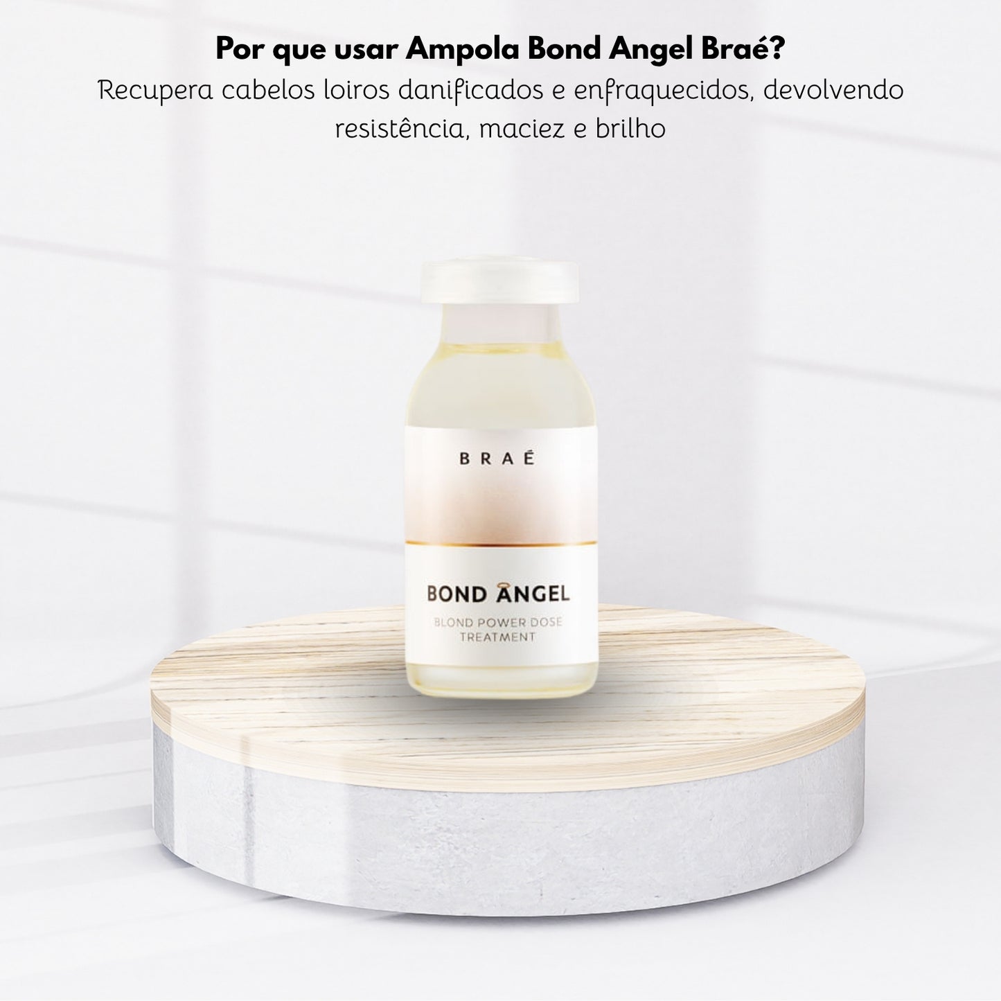 Ampola Braé Bond Angel Blond Power de Tratamento 13 ml