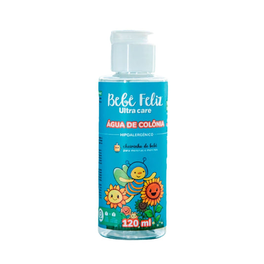 Bebê Feliz Água de Colônia Perfume Suave Infantil 120 ml