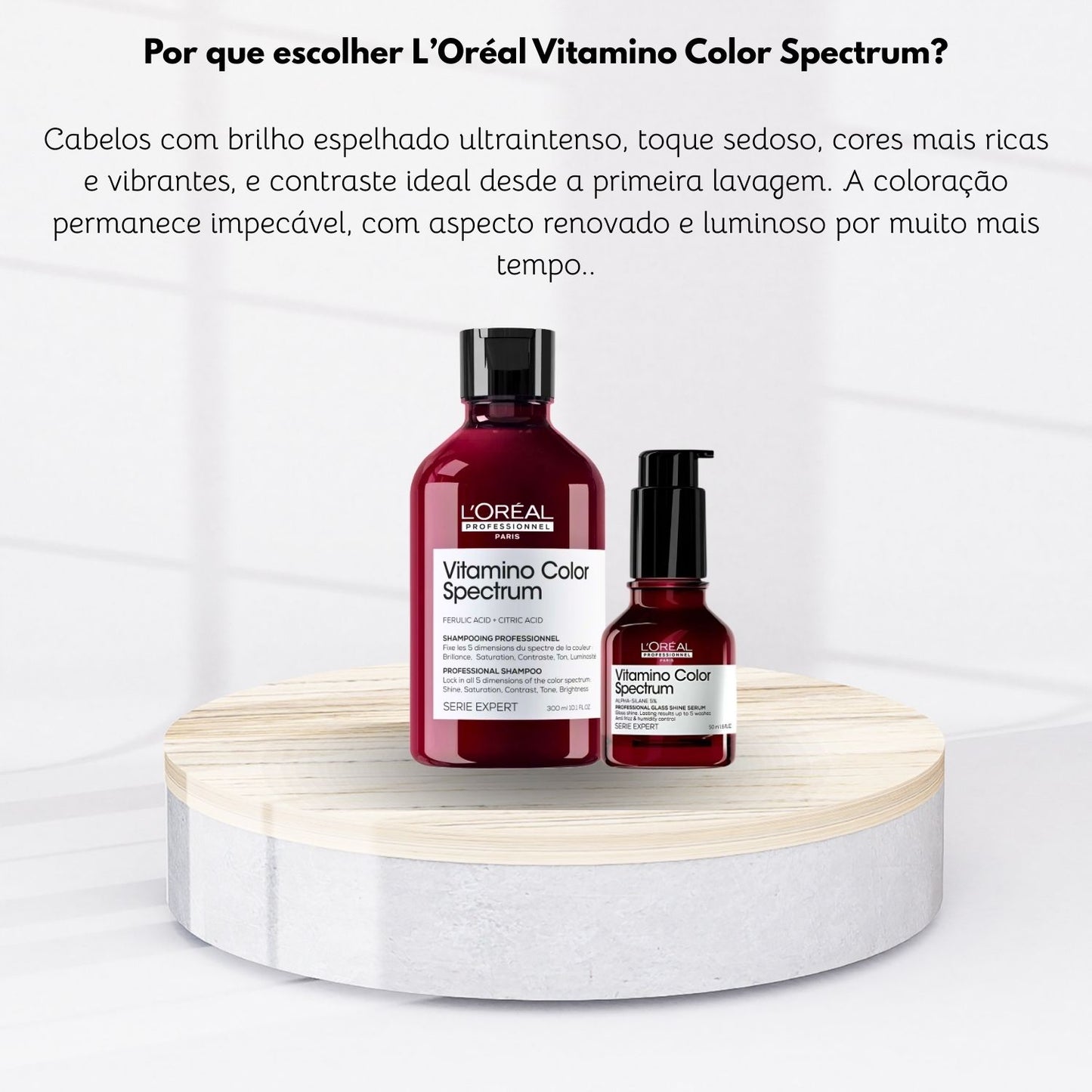 Kit Loreal Vitamino Color Spectrum Shampoo e Sérum