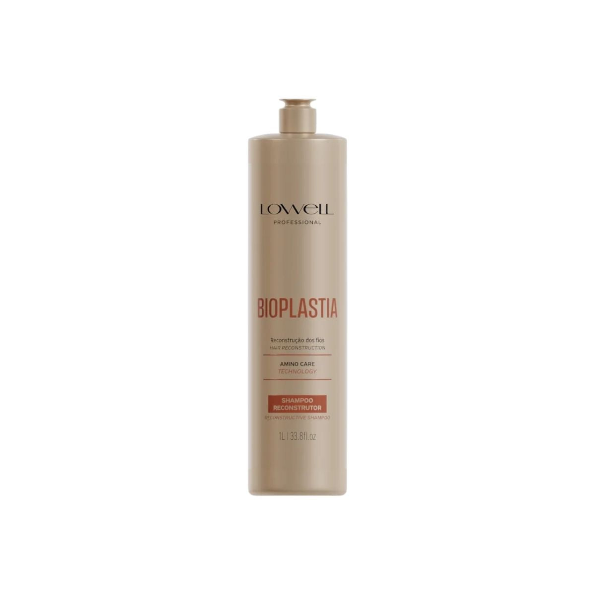 Shampoo Lowell Bioplastia Reconstrói Cabelos Danificados 1 Litro