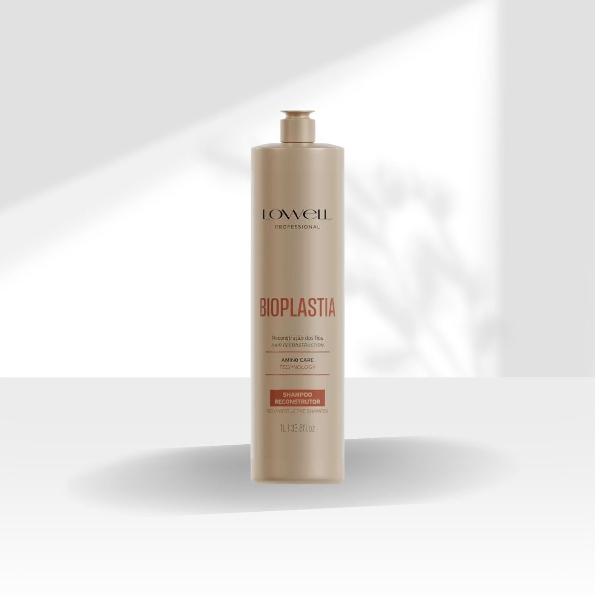 Shampoo Lowell Bioplastia Reconstrói Cabelos Danificados 1 Litro